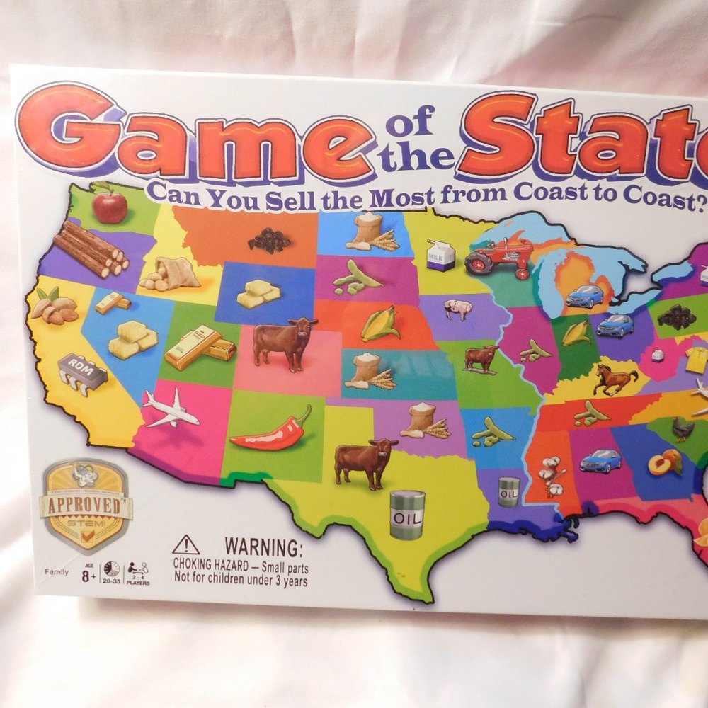 Game of the States Hasbro Board Game NEW